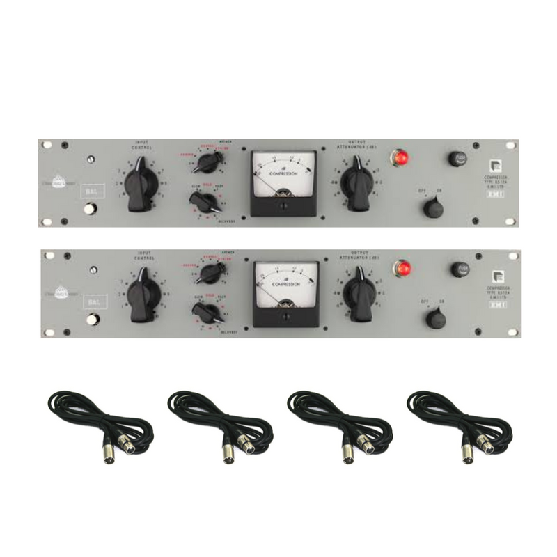 New Chandler Limited RS124 Mono Tube Compressor - Matched Pair