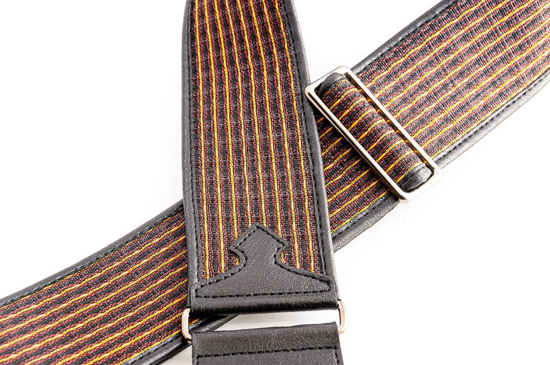 New Right On! Straps - Talisman Oxblood II | Guitar/Bass Strap | Extends up to 59"