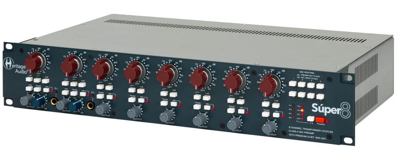 New Heritage Audio Super 8 | 8-Channel Microphone Preamp & ADC