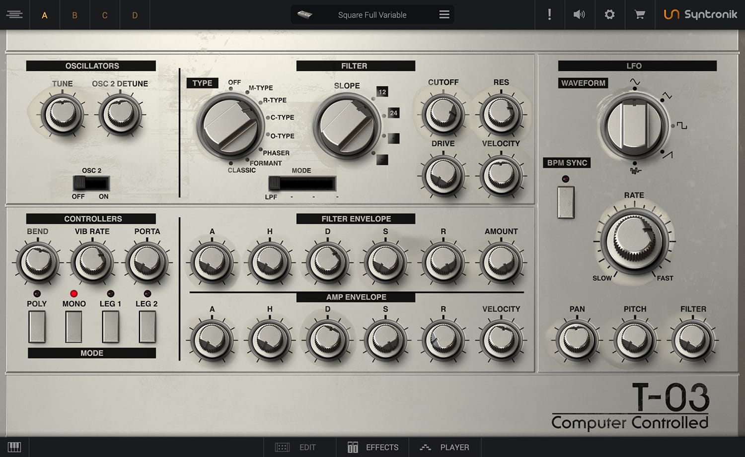 New Ik Multimedia Syntronik 2 | The “Full Version” w/ 22 synths, 4,000 Presets and 80 GB of Sound | Virtual Instrument | Mac/PC | AU/AXX/VST | (Download/Activation)