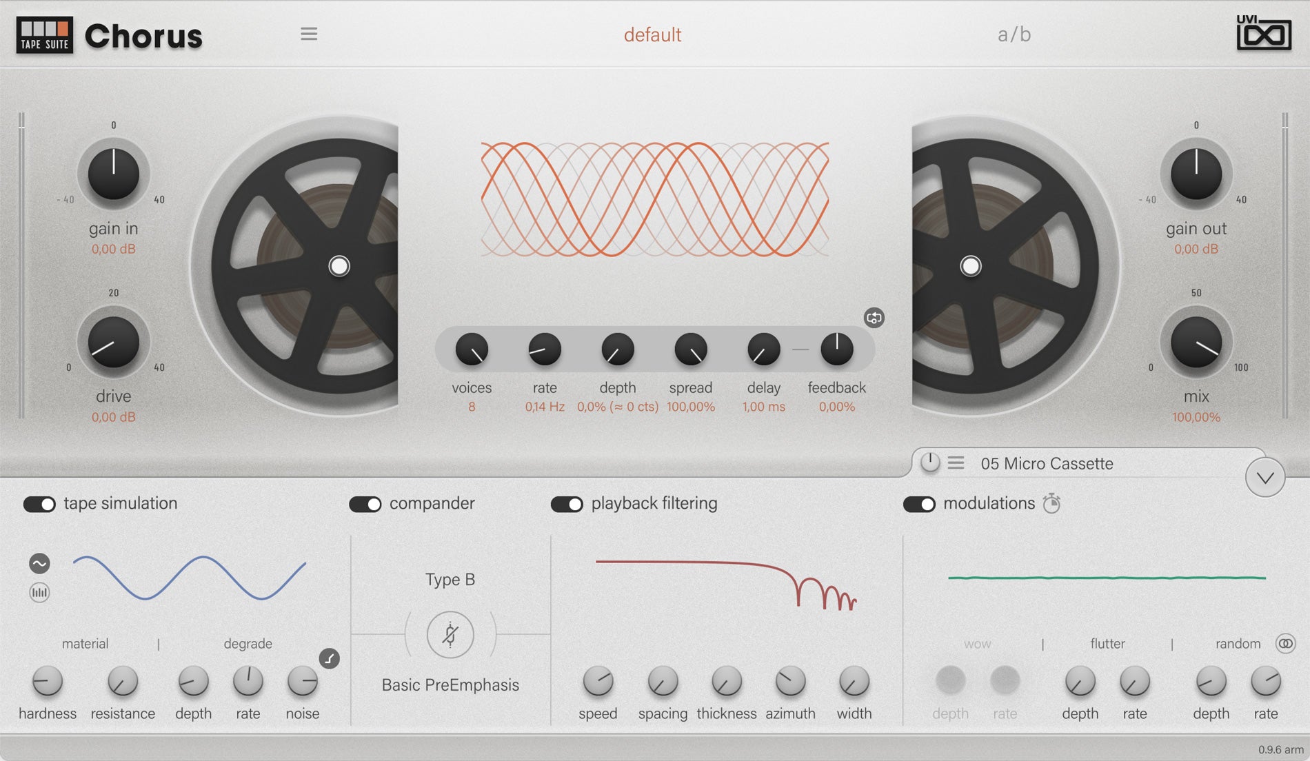 New UVI Tape Suite - The Sound of Analog Tape Virtual Processor (Download/Activation Card)