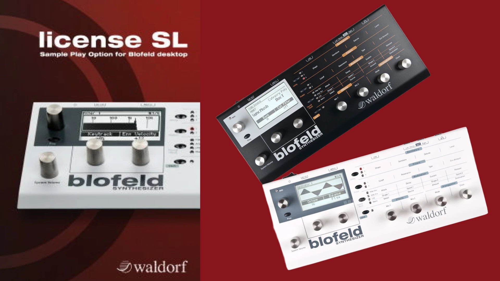 New Waldorf LICENSE SL BLOFIELD SAMPLE MAC/PC Software VST AU AAX Virtual Instrument