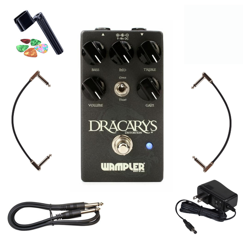 New Wampler Dracarys Distortion Compact Guitar Effects Pedal