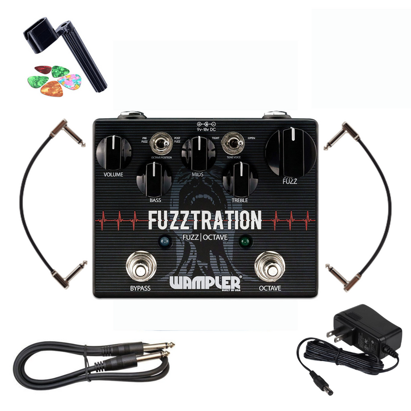 New Wampler Fuzztration | Guitar Effects Pedal | Bundle