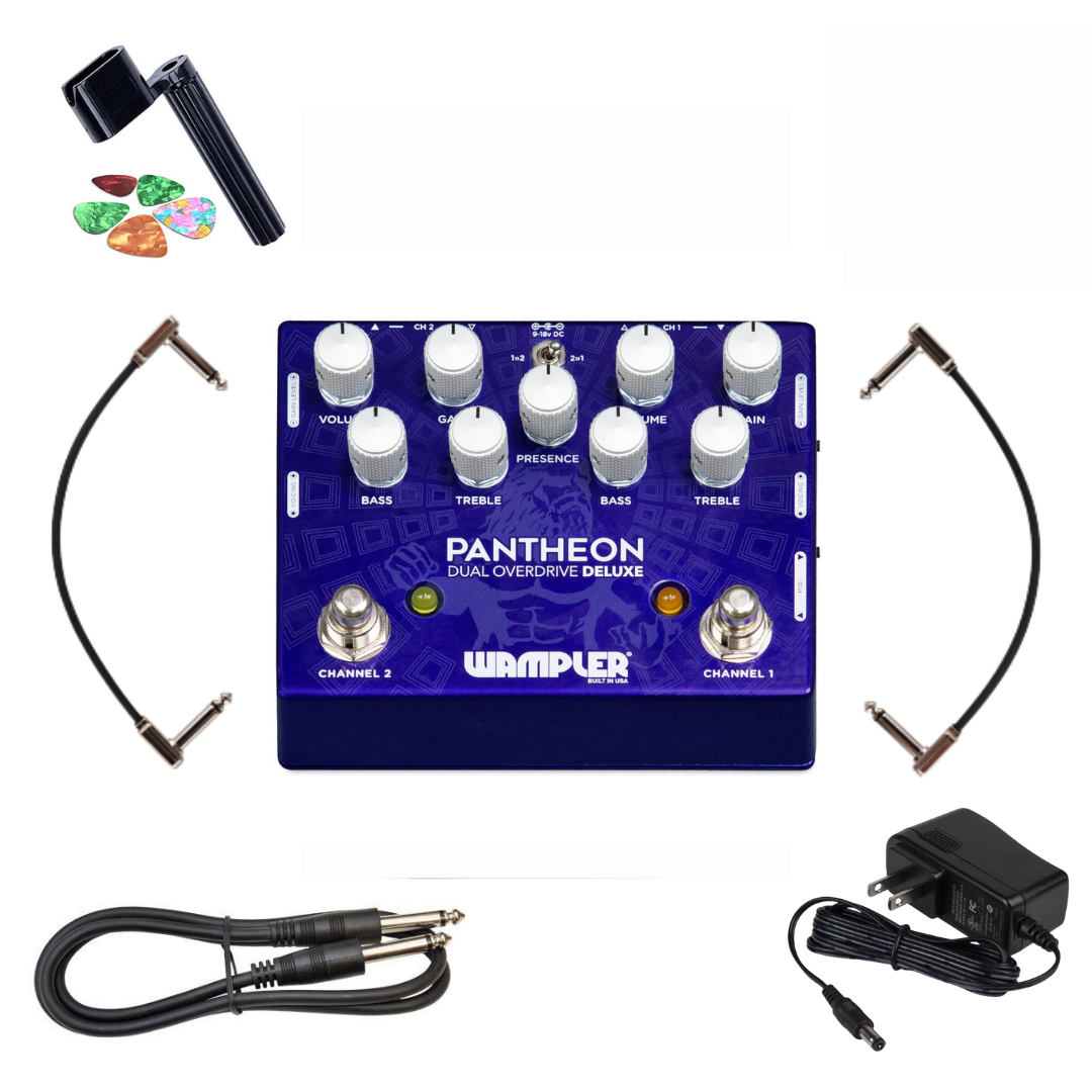 Wampler Pantheon Deluxe | Dual OverDrive Guitar Effects Pedal | Full Warranty