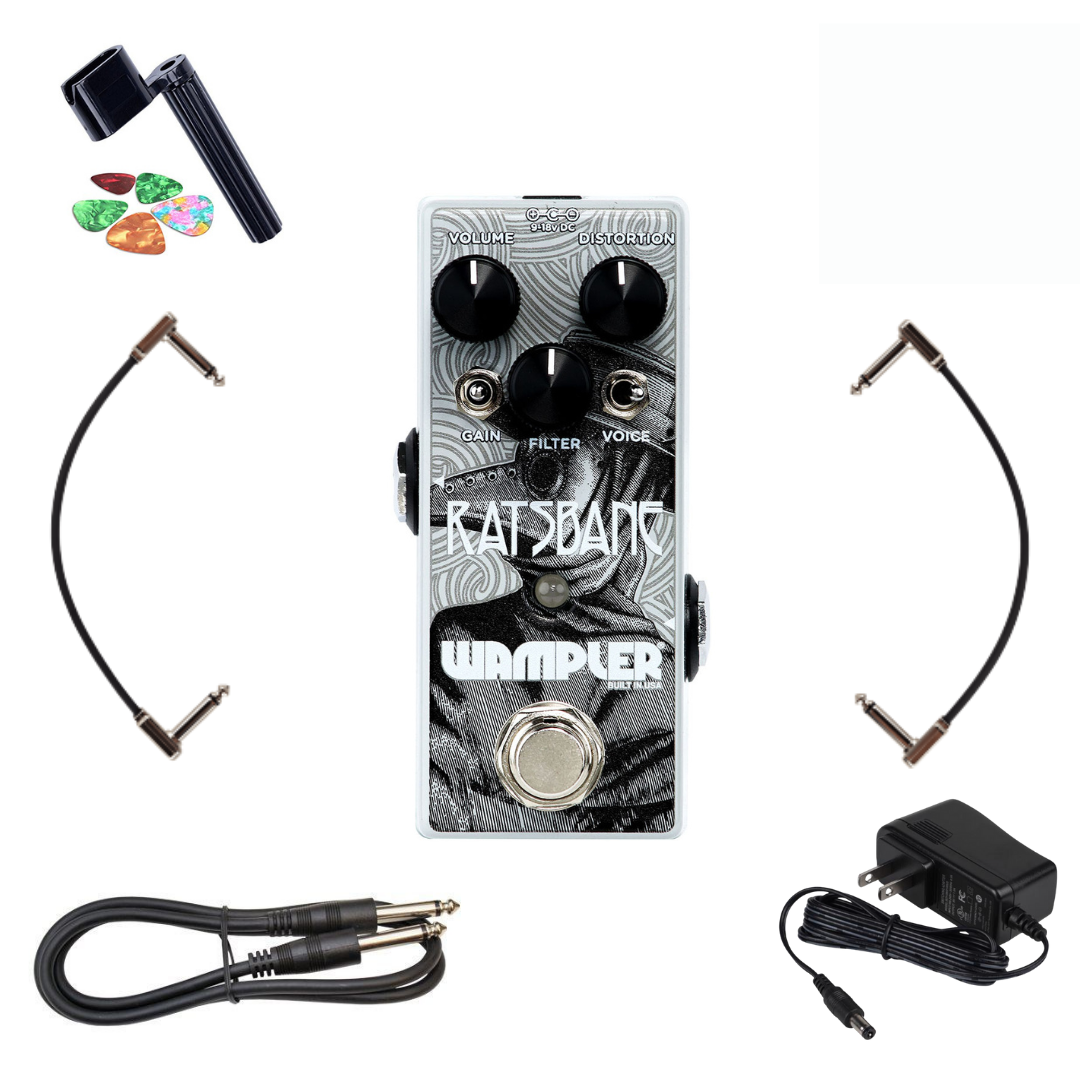 New Wampler Ratsbane OverDrive | Guitar Effects Pedal | Bundle