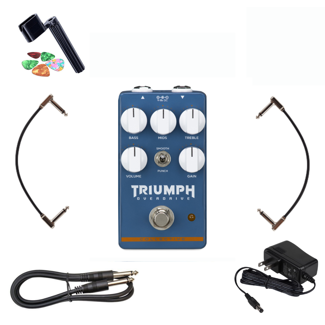 New Wampler Triumph OverDrive | Guitar Effects Pedal | Bundle