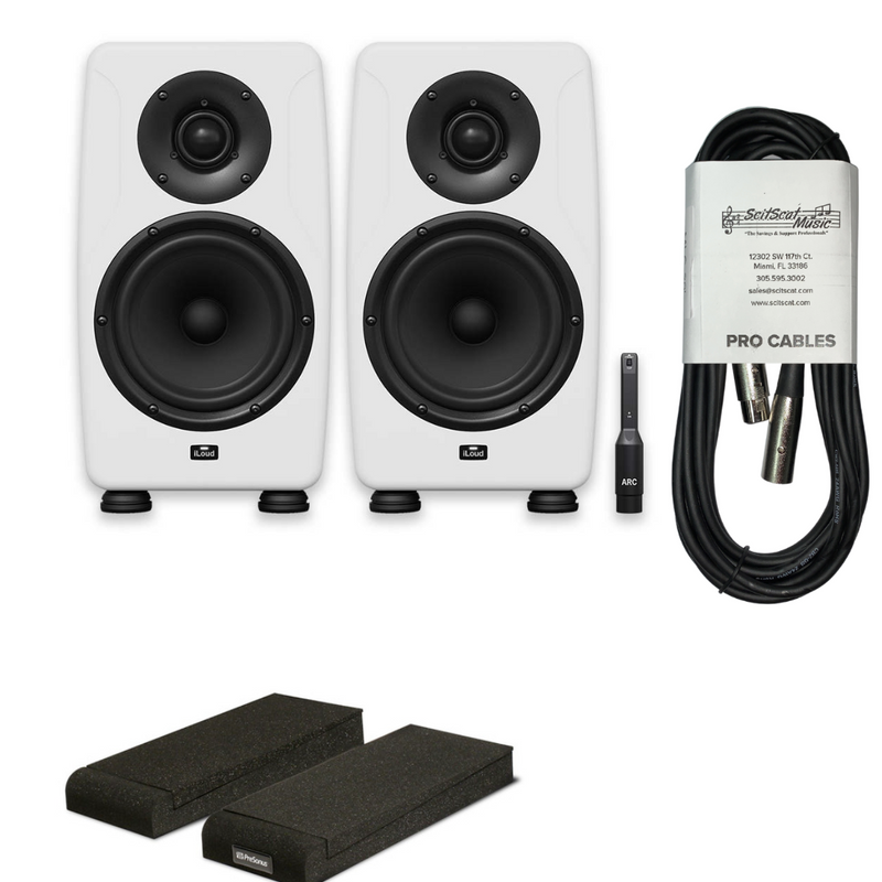 New IK Multimedia iLoud Precision 6 Pair Monitors (2) - White