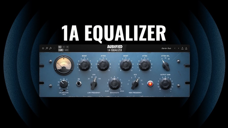 Sale thru Oct 8, 2023 - New Audified 1A Equalizer Plugin Mac/PC Software VST AAX AU (Download/Activation Card)