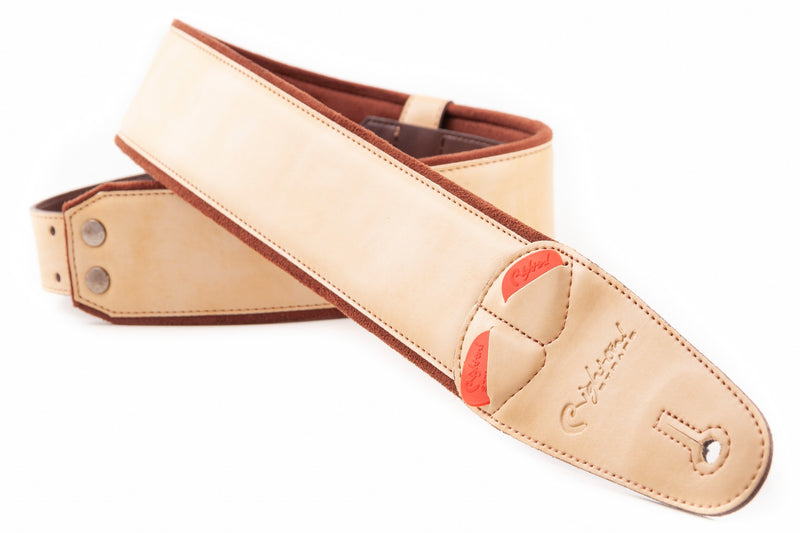 New Right On! Straps - Steady Mojo Charm Beige | Guitar/Bass Strap | Extends up to 57"