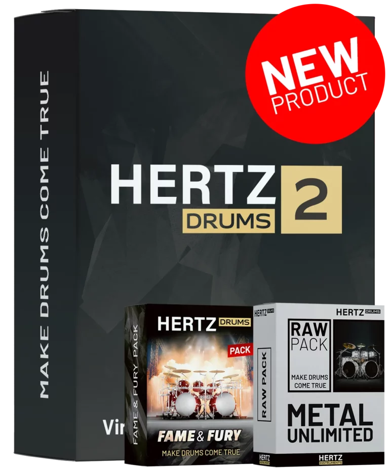 New Hertz Drums Full Metal Bundle Mac/PC Software (Download/Activation Card)