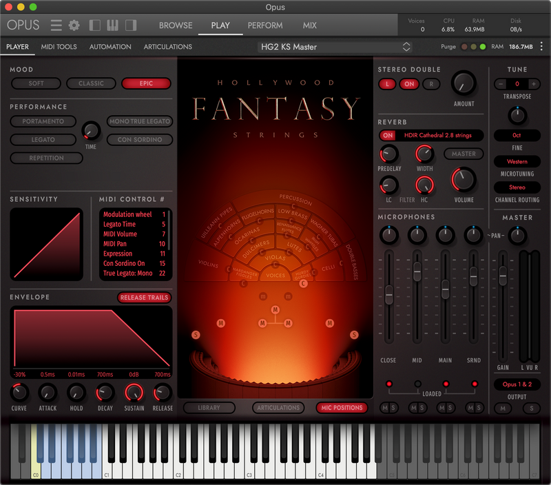 New EastWest HOLLYWOOD FANTASY STRINGS Mac/PC (Download/Activation Card)