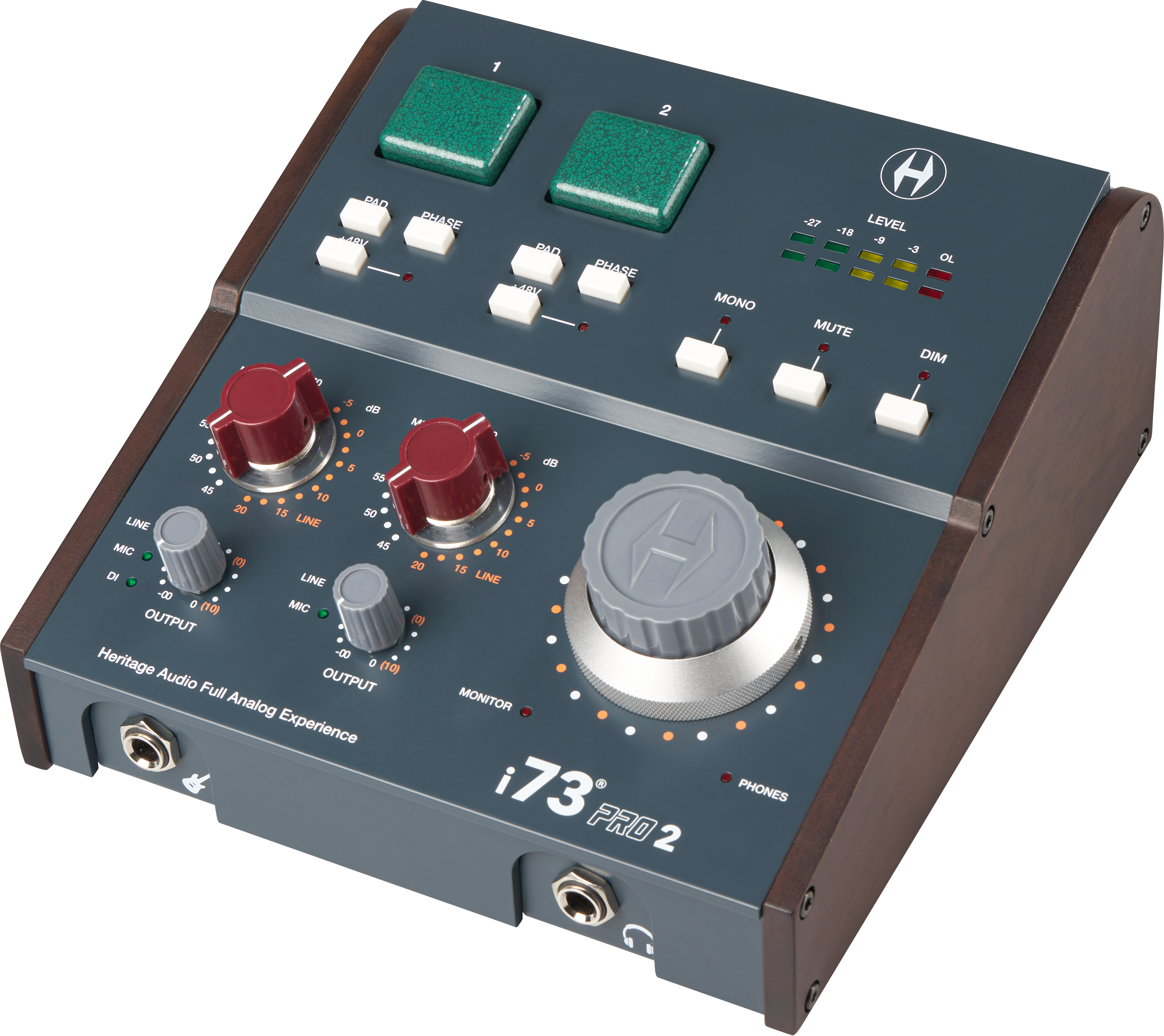 New Heritage Audio i73 Pro 2 | 2x4 USB-C Interface w/ Integrated 2x 73 Style Preamp