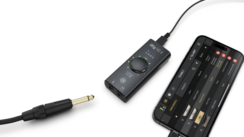 New IK Multimedia iRig HD X | Flagship Guitar Interface for iOS and Ma