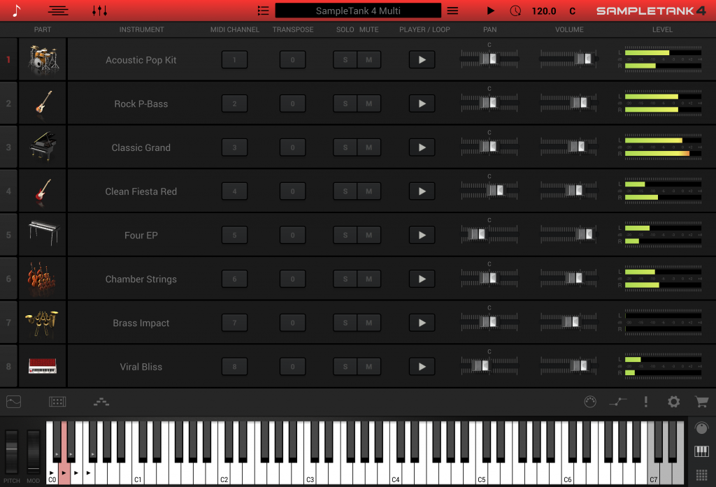 New IK Multimedia SampleTank 4 - Cutting-edge sound & groove workstation with 64 GB of sounds & 6000 presets | Mac/PC | AU/AXX/VST |  (Download/Activation Card)