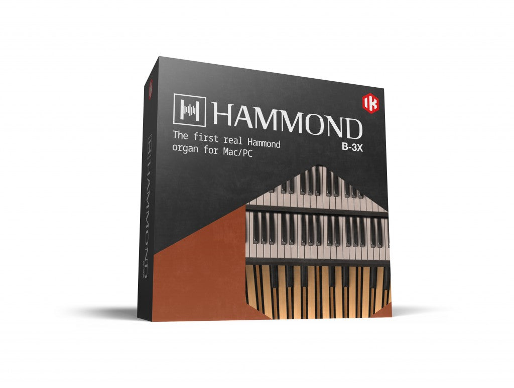 New IK Multimedia Hammond B-3X | CROSSGRADE | Hammond Organ Software Plugin | AU/AAX/VST | Mac/PC | (Download/Activation Card)