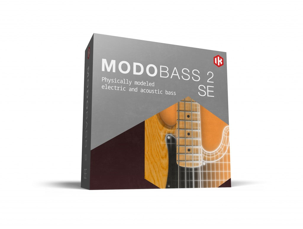 New IK Multimedia MODO BASS SE | Electric Bass Virtual Instrument | Mac/PC | AU/AXX/VST |  (Download/Activation Card)