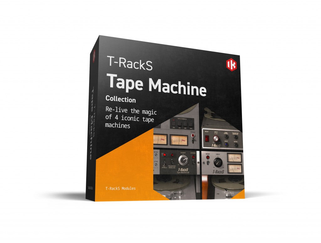 New IK Multimedia T-RackS TASCAM TEAC Tape Collection | Re-Live The Magic of 4 Imagunative Tape Machines | Software | Mac/PC | AU/AXX/VST | (Download/Activation Card) (Copy)