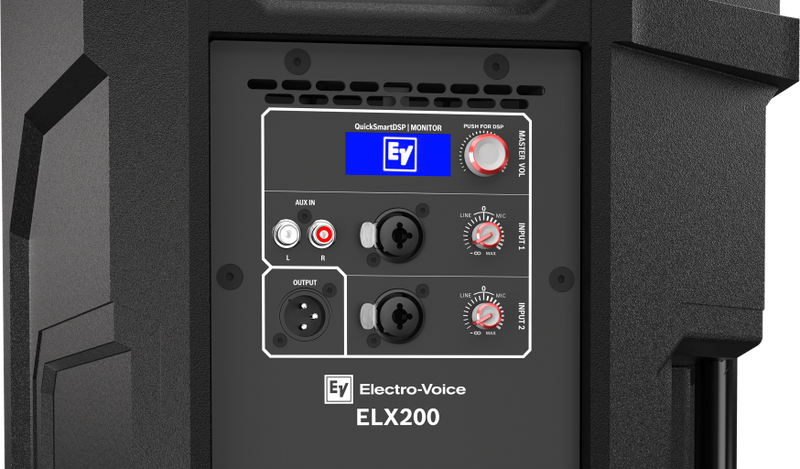 New Electro-Voice ELX200-12P 12" 2-Way Powered Speaker |  Powered 12-inch 2-way loudspeaker (Black)