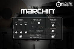 New - AcousticSamples Marchin | Marching Band Percussion Set | Mac/PC | AU/AXX/VST | (Download/Activation Card)