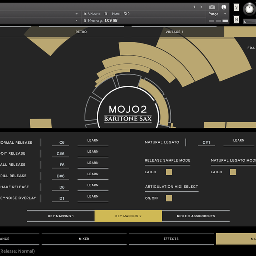 New Big Fish Audio MOJO 2: Baritone Saxophone | MAC/PC Software | Download/Activation Card