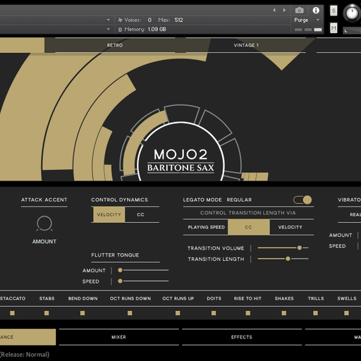 New Big Fish Audio MOJO 2: Baritone Saxophone | MAC/PC Software | Download/Activation Card