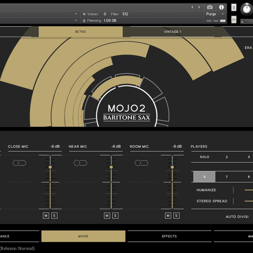 New Big Fish Audio MOJO 2: Baritone Saxophone | MAC/PC Software | Download/Activation Card