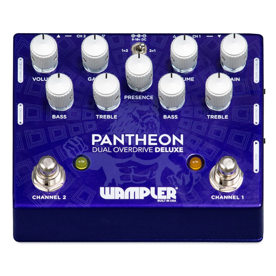 Wampler Pantheon Deluxe | Dual OverDrive Guitar Effects Pedal | Full Warranty!!!