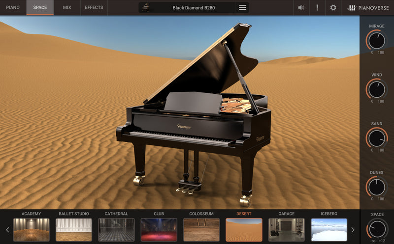 New Ik Mulitmedia Pianoverse Black Diamond B280 PC/Mac (Download/Activation Card)