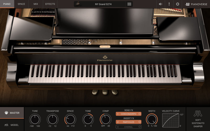 New Ik Mulitmedia Pianoverse NY Grand S274 PC/Mac (Download/Activation Card)