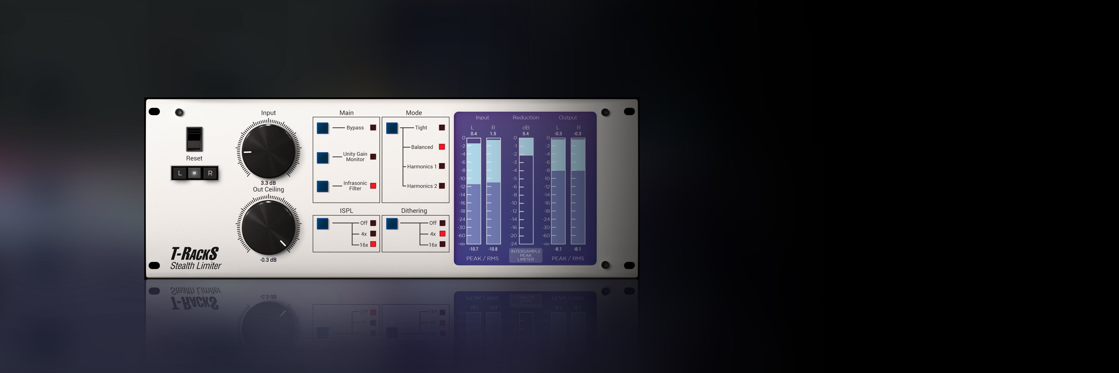 New IK Multimedia Stealth Limiter | Ultra-Transparent Mastering Inter-Sample Peak Limiter | Mac/PC | AU/AXX/VST | (Download/Activation Card)