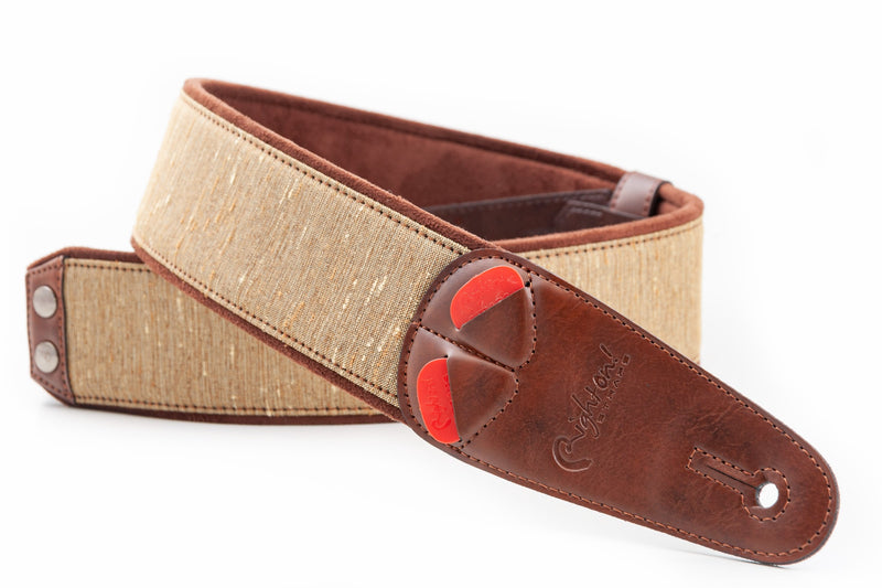 New Right On! Straps - Steady Mojo Boxeo Beige | Guitar/Bass Strap | Extends up to 57"