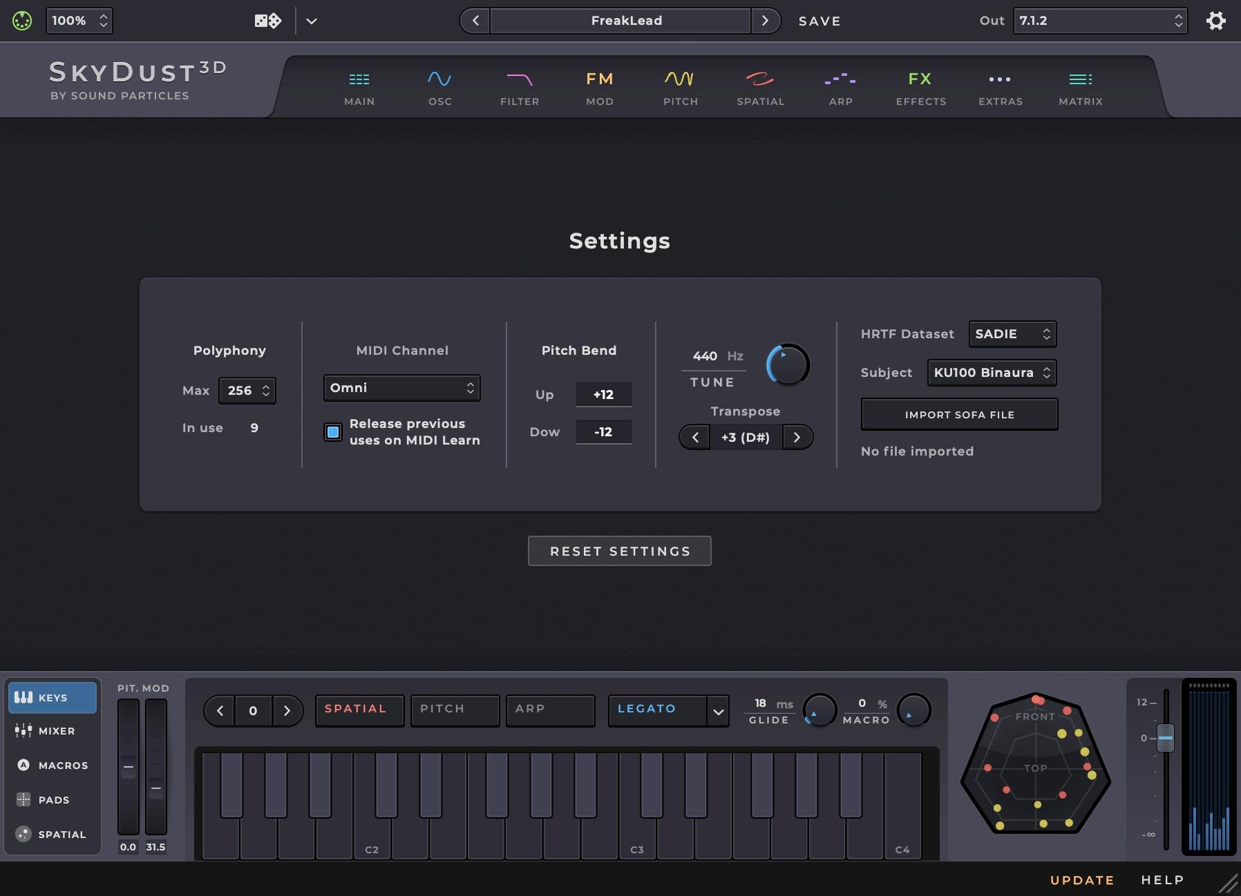 New Sound Particles - SkyDust 3D - EDU- Plugin AAX/AU/VST - Mac/Pc  - (Download/Activation)