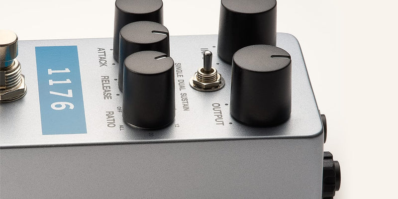 New Universal Audio UAFX 1176 Studio Compressor | Effects Pedal