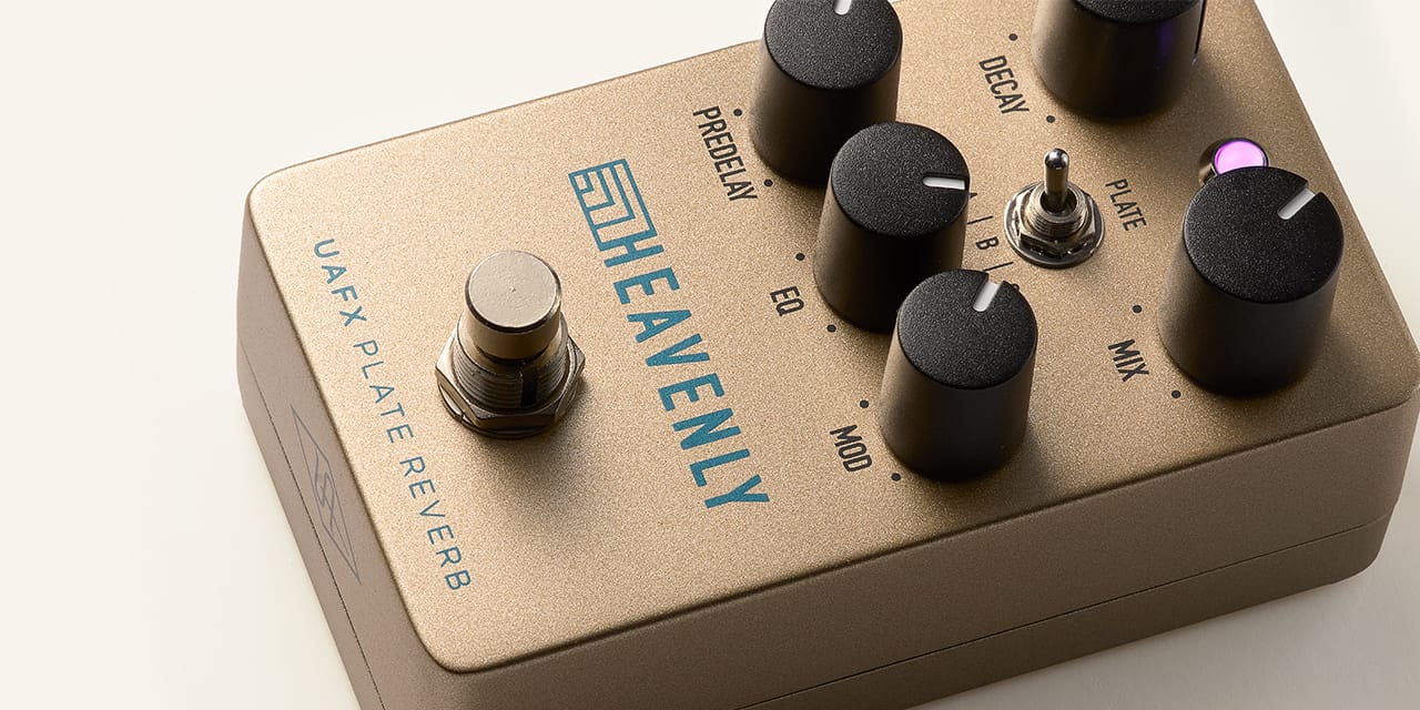 New Universal Audio UAFX Heavenly Plate Reverb | Effects Pedal