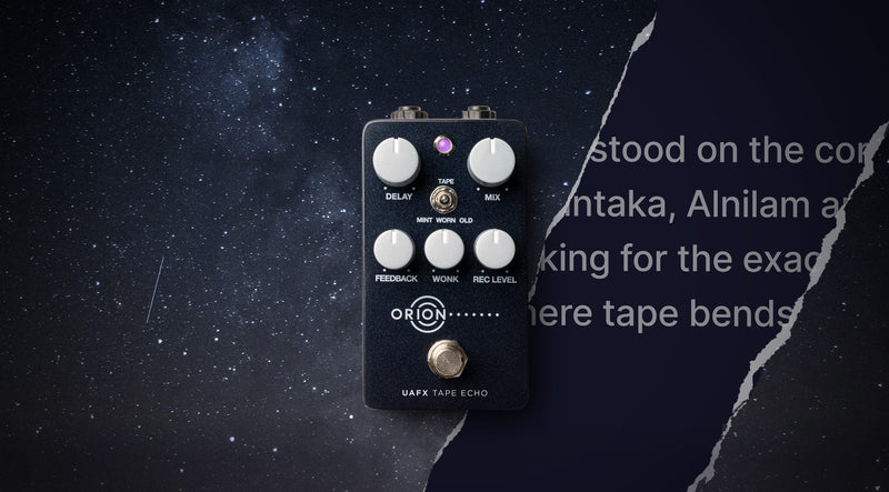 New Universal Audio UAFX Orion Tape Echo| Effects Pedal