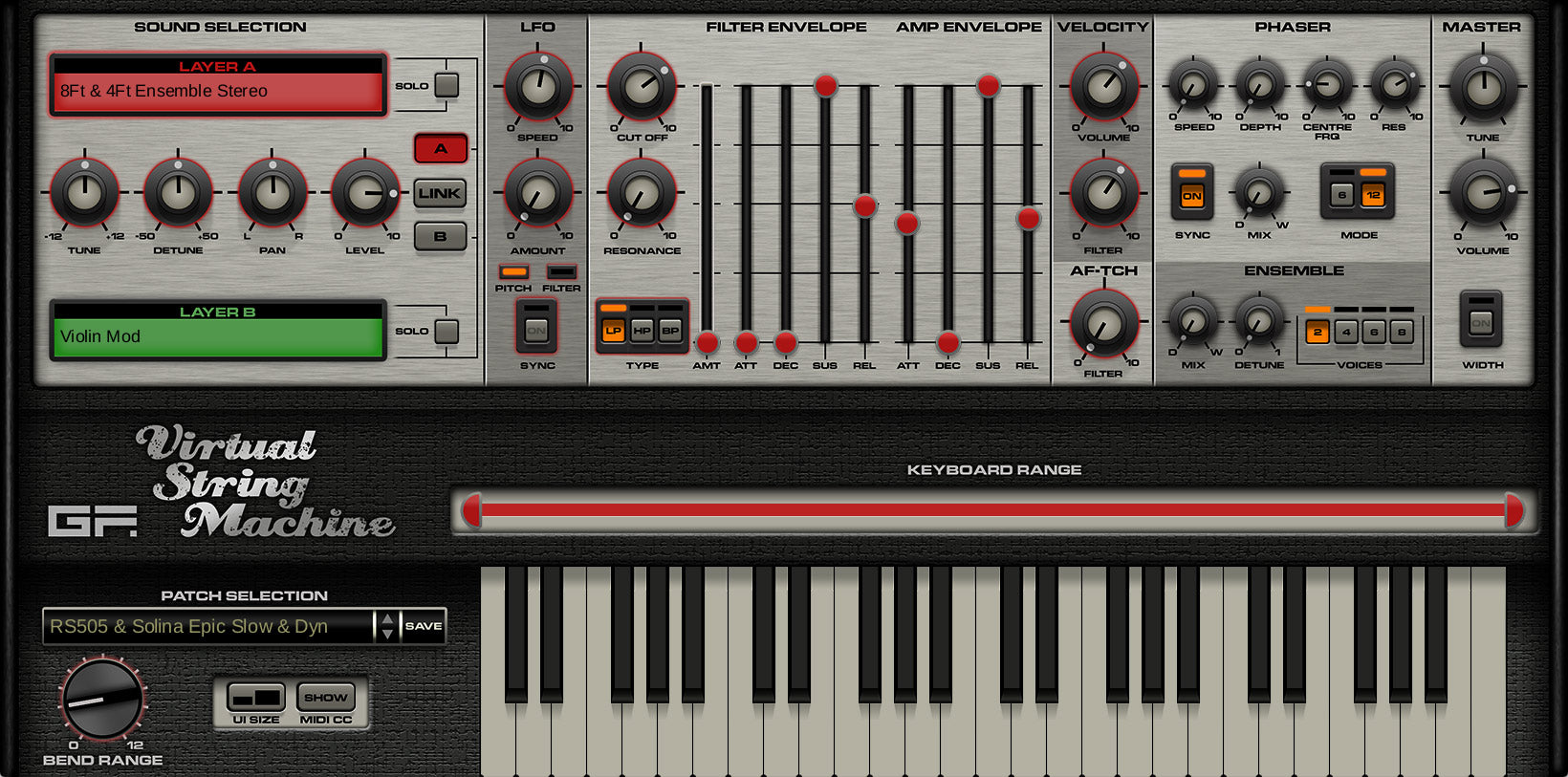 New GForce Virtual String Machine - VINTAGE STRING ENSEMBLES | AU/VST | Mac/PC | Download