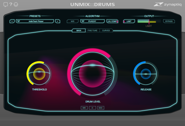 New Zynaptiq - UnMix Drums - Boost Or Attenuate Drums In Mixed Music AAX/AU/VST (Download/Activation Card)