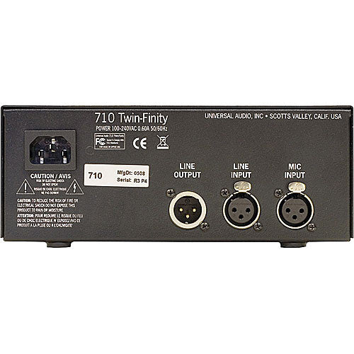 New Universal Audio 710TF 710 Twin-Finity Single-Channel Mic Preamp