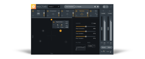 New iZotope Nectar 3 Plus Upgrade from Nectar Elements - Vocal Production Channel Strip Software - (Download/Activation Card)