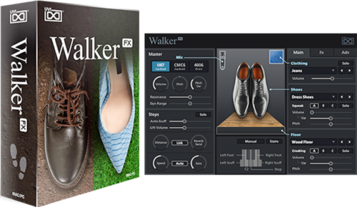 New UVI Walker Footstep Foley Designer VI Software (Download/Activation Card)