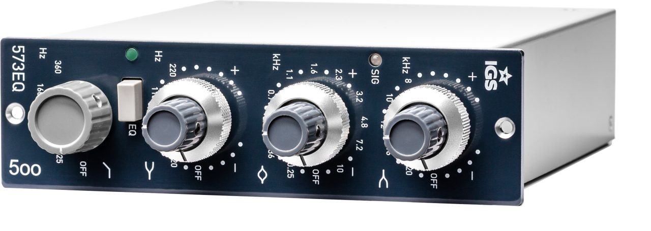 New IGS Audio 573EQ Classic Inductor EQ 500 Series Module