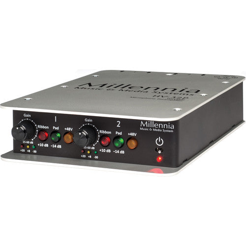 New Millennia Media HV-32P Portable 2-Channel Microphone Preamplifier