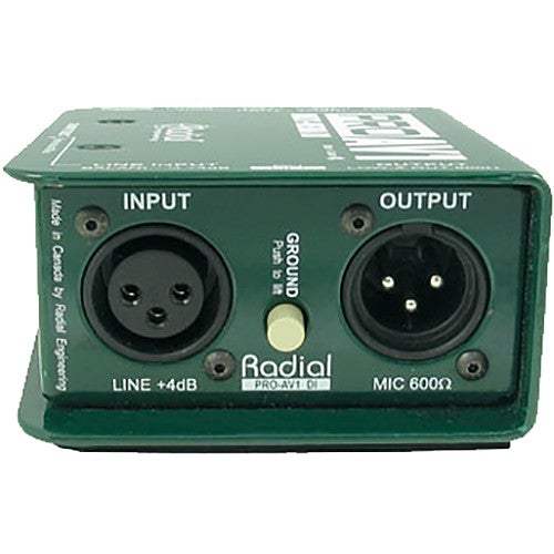 Radial Engineering ProAV1 - Audio/Video Passive DI Direct Box - Full Warranty!
