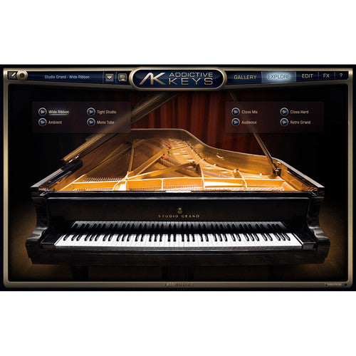 New XLN Audio Addictive Keys Studio Grand Piano MAC/PC VST AU AAX Software (Download/Activation Card)