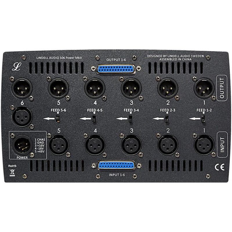 New Lindell Audio 506 Power MKII 6-slot 500-Series Chassis