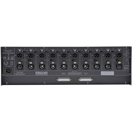 New Trident Audio Deca-Dent 10-Space 500-Series Rackmount Chassis with Stereo Linking