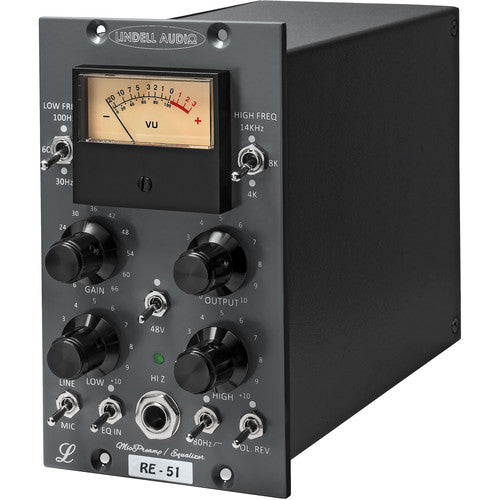 New Lindell Audio RE-51 Retro Microphone Preamp & EQ 500-Series Module