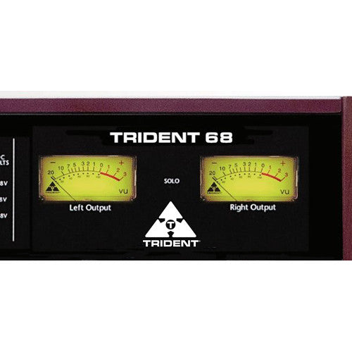 New Trident Audio Series 68 Analog Recording Console with LED Meter Bridge (16 Channels)