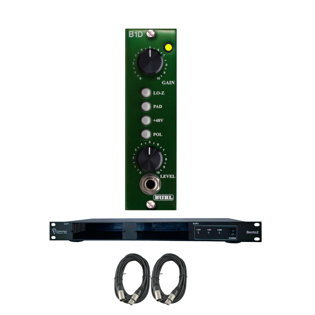 New Burl Audio B1D 500-Series Mic Preamp/DI Module - Bundle